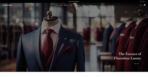 FORZIERI: Luxury Men's Suits & Accessories.